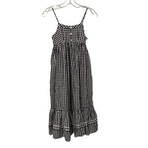 Ralph Lauren Girls Blue & White Check Sundress Size 10 Pre-owned